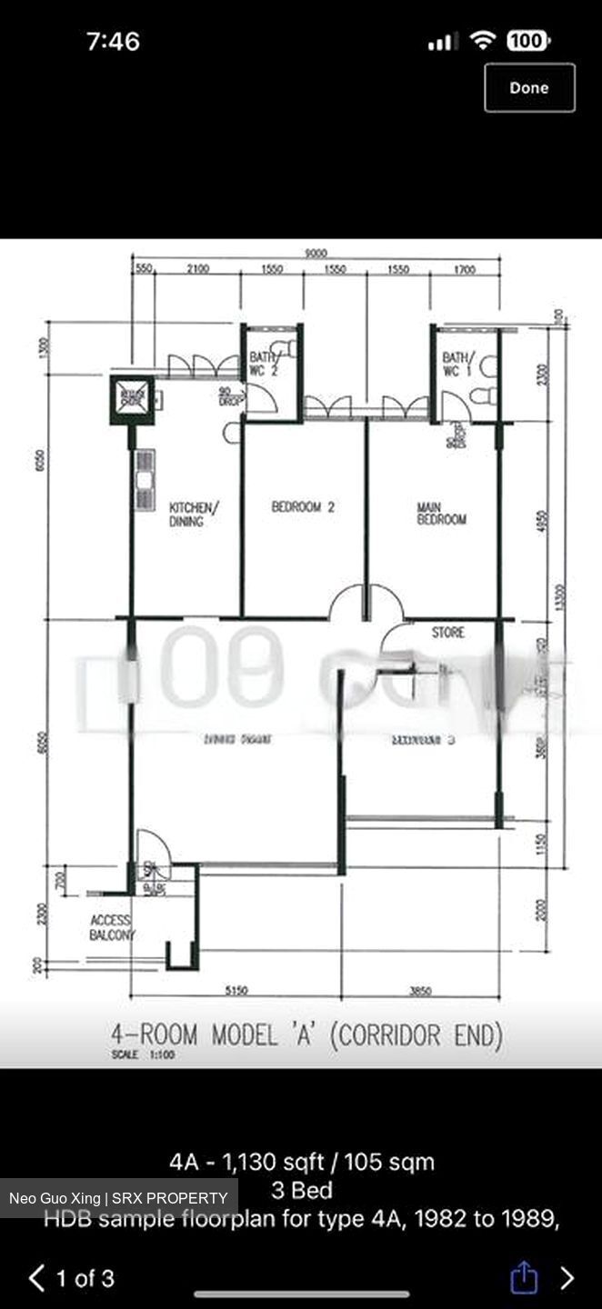 Blk 334 Woodlands Street 32 (Woodlands), HDB 4 Rooms #458004521
